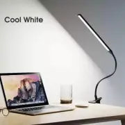 Gooseneck LED Desk Lamp Adjustable Lamp with Clamp Eye-Caring Reading Desk Light