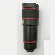 Lab Microscope Slides 14 Times Mini Pocket Outdoor Monocular Telescope with Mobile Phone Camera Microscope Parts(Black)