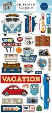 Road Trip Chipboard 6"X13"-Accents