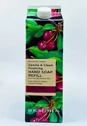 1 Bath Body Works BLACK CHERRY MERLOT Gentle Foaming Hand Soap REFILL 32 OZ