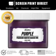 Ecotex® PURPLE - Premium Water Based Ink for Screen Printing - ALL SIZES