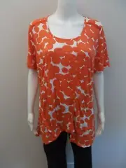NEW TS TAKING SHAPE MELON/WHITE "LIAISON TOP" SIZE XXS=14/16 (#A1173