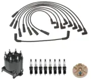 ACDelco Ignition Kit Distributor Rotor Cap Wire & Spark Plugs for Chevy GMC 5.7L