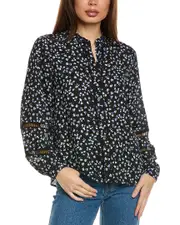 Jones New York Button Front Top