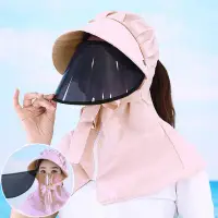 在飛比找momo購物網優惠-【Seoul Show 首爾秀】可拆卸鏡片機能圍脖面罩防曬大