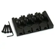 Hipshot Black/Brass A Series Bass Bridge String Thru Fender P/Jazz® 5A400B-FM2