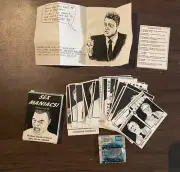 Sex Maniacs Complete 27 Trading Card Set - First Amendment - Mint condition
