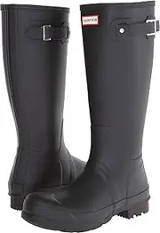 Women's Hunter Boots Original Tall Snow Rain Waterproof Boots - Black - 10