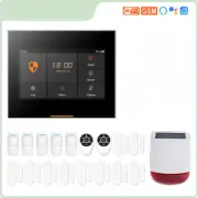 Smart Wireless GSM WIFI Home Security Alarm System with Outdoor Solar Siren New
