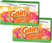Dryer Sheets - Island Fresh Scent - 34 Count Dryer Sheets per Box - Pack of 2