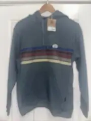 NWT Patagonia Unisex Line Logo Ridge Stripe Uprisal Hoody Nouveau Green Size Sm