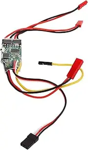 RC Brushed Motor Speed Controller Bidirectional 2s 3s Lipo 5A RC Two Way ESC Replacement Upgrade for RC Model Boats Tanks