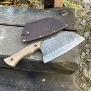 Kitchen hatchet with a puller, Meat cleaver, Kitchen knife - axe, Serbian hatche