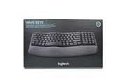 Logitech Wave Keys Wireless Ergonomic Keyboard - Graphite (920-012281)