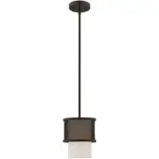 Livex Lighting 41201-07 Braddock Mini Pendant Bronze