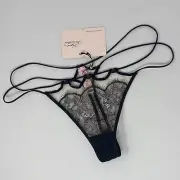 Agent Provocateur Pixxi Black Thong AP4 Large NWT $125