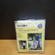 NIP 2 Pc Netting For Stroller/Jogger and Carrier - Elastic Edges - w/Storage Bag