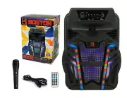 Mr. Dj BOSTON 8" Portable Bluetooth Speaker 8" Portable Speaker