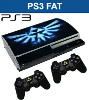 Exclusive Sticker For PS3 FAT Skin Wrap Vinyl + Controller Decal Zelda Design