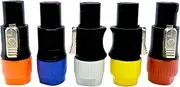 CCWUTQF 1Pcs/ Connectors Type 4 Pole Plug Male Speaker Audio Connector(C- Yellow)