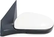Rearview Mirror Assembly Compatible With Hyundai I20 2016 2017 Automotive Electric Folding Turn Signal Electric Adjustment Rearview Mirror(3 Wire White left)