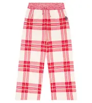 [The Animals Observatory] The Animals Observatory Robin checked cotton pants Y 4 multicoloured
