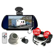 iPoster 7" Monitor 4 PIN 2 Rear View Reversing Camera 12/24v For Trailer Caravan