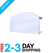 Durable 300 Denier Polyester Sidewall for 10x20 FT Canopy - Weatherproof Design