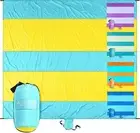 Premium XXL Beach Blanket Sandproof Water Resistant Quick Dry Mat 10Ft by 9Ft fo