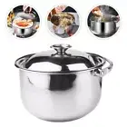 Pot with Lid Large Induction Saucepan Casserole Cooking Work