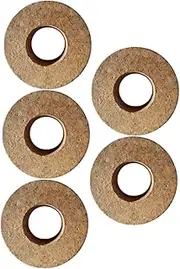 ibasenice 5pcs Hydroponic Glass Vase with Wooden Lid DIY Water Propagation Desktop Planter Natural Wooden Stoppers for Compatibility and Easy Installation