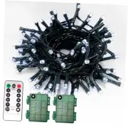 2 Pack Battery Operated String Lights, Each 16.5 Ft 50 LED String Lights Dark