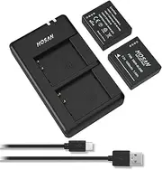 HTYCSCZ DMW-BLE9 Battery (2 Pack) and Dual USB Charger Kit for Panasonic GF3 GF6 GX7 GX85 G100