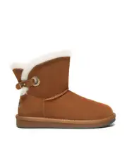 TARRAMARRA Women Boots Sheepskin Wool Mini Boots Mariel with Adjustable Strap