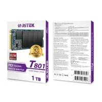 在飛比找特力屋線上購物優惠-[特價]RITEK錸德T801 1TB M2 2280/PC