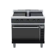 Waldorf Bold INLB8410ECR5F - 900mm Induction Range Convection Oven Low Back Version