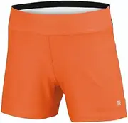 [Wilson] Girl's Tennis Sweet Spot Short, Coral, Small
