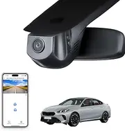 4K Dash Cam for BMW 2 Series Coupé Convertible F22 F23 G42 Active Tourer Gran Tourer F45 F46 U06 Gran Coupé F44 M2 F87(Model A), OEM Style, 2160P UHD Video, WiFi & APP, GPS, 64GB Card