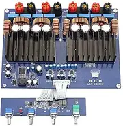 FSNEODYV Audio Amplifier Board， TAS5630 2.1 Ch High Power Class D Amp Board OPA1632 600W + 2x300W DC48V Blue