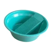 Washboard Basin with Washboard Wash Tub for Socks Underwear Household