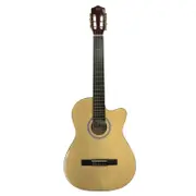 Tribute 39 Inch Classical Acoustic Guitar Cutaway w/ Nylon Strings