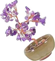 ETHZZLE Crystal Money Tree Chakra Gemstone Bonsai for Home and Office Decor Symbolizing Wealth and Luck Meaningful for Friends and Family Elegant Crystals Decoration