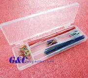 140pcs Solderless Breadboard Jumper Cable Wire Kit Box DIY For Arduino M98