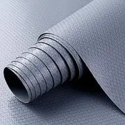 MOTYYA Shelf Liner Kitchen Drawer Mats, Non Adhesive EVA Material Refrigerator Liners with Waterproof Durable Fridge Table Place Mats for Cupboard, Cabinet, Drawer Liner（Grey 30cm x 300cm）