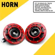 2X 12V 110DB Super Train Horn For Trucks SUV Car Boat Motorcycles Speaker Treble (for: Mazda)