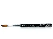 NITRO - Acrylic Kolinsky Nail Brush #16 (Black)