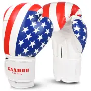 Usa Flag Boxing Gloves Muay Thai Training Punching Bag Sparring MMA kickboxing