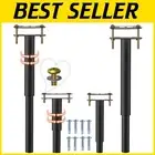 4PC Bed Frame Stabilizer Legs - Adjustable Height 10-17.5 Inches for Support