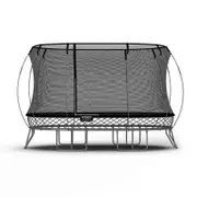 Springfree Large Oval Trampoline - Gunmetal Grey 2.4m X 4m