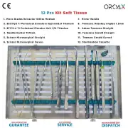 Essential Oral Plastic Surgery Micro Surgical Dissecting Soft Tissue Kit 8Pcs